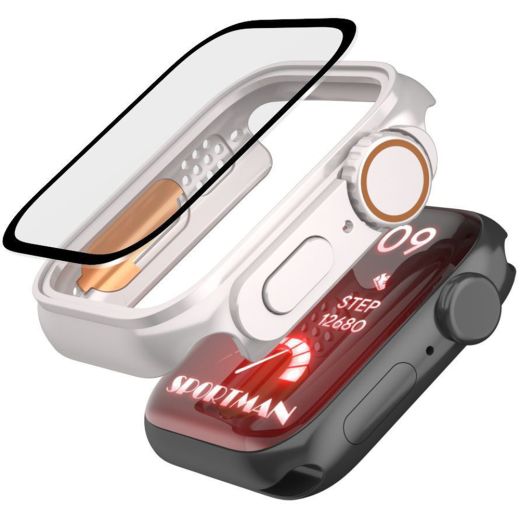 Чохол Tech-Protect Defense360 Black/Orange для Apple Watch 10 46мм
