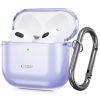 Чохол з карабіном Tech-Protect Flexair Violet для AirPods 4 (2024)