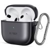 Чохол з карабіном Tech-Protect Magmat Matte Black для AirPods 4 (2024)