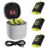 Аккумуляторы TELESIN Batteries and Allin Box USB Charger with SD Card Reader для GoPro Hero 10 | Hero 11