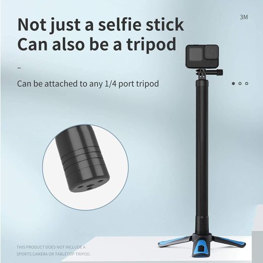 Палиця для селфі Telesin Ultra Long Selfie Stick Pole (3 метри)