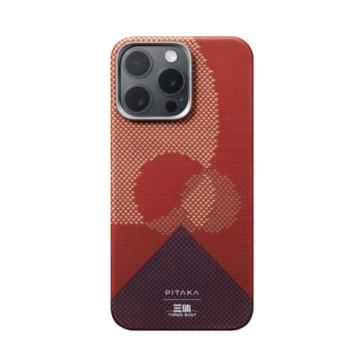 Карбоновый чехол Pitaka Three-Body MagEZ Case 5 Tri-Solar Day для iPhone 15 Pro