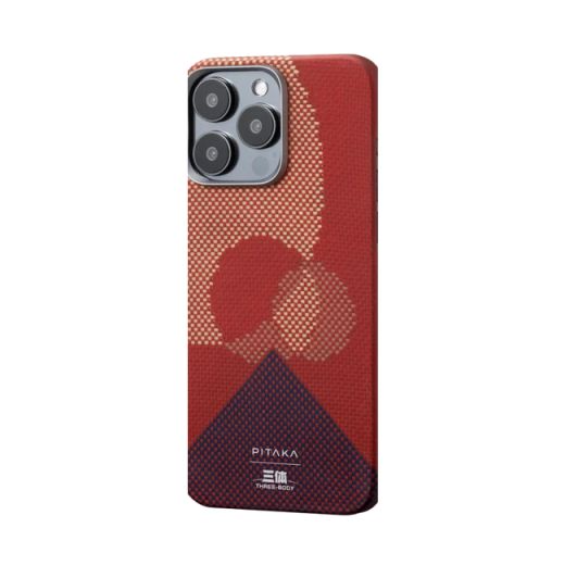 Карбоновый чехол Pitaka Three-Body MagEZ Case 5 Tri-Solar Day для iPhone 15 Pro Max