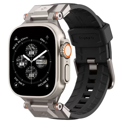 Ремешок Spigen DuraPro Armor Black для Apple Watch 49mm | 45mm | 44mm (AMP06065)