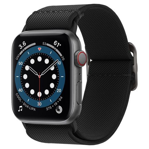 Ремінець Spigen Lite Fit Black для Apple Watch 49mm | 45mm | 44mm (AMP02286)