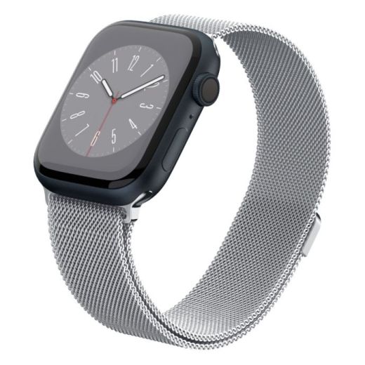 Металевий ремінець Spigen Metal Fit Silver для Apple Watch 49мм | 45мм | 44мм (AMP06841)