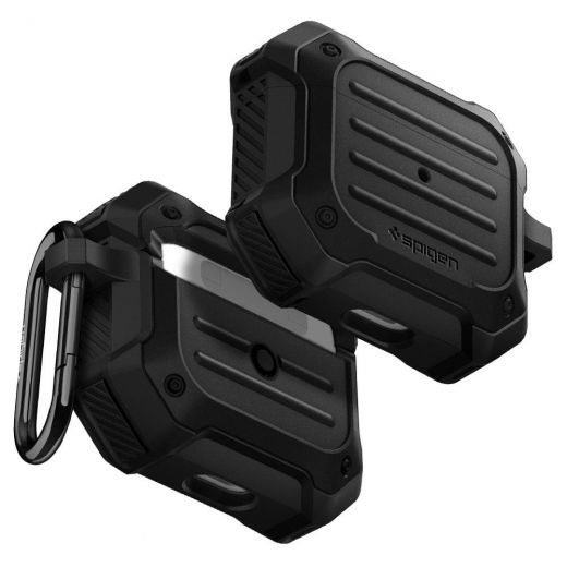 Защитный чехол Spigen Tough Armor Black для Apple AirPods 3 (ASD01987)