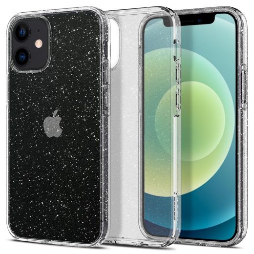 Чехол Spigen Liquid Crystal Glitter Crystal Quartz для iPhone 12 mini (ACS01741)