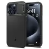 Чехол с защитой камеры Spigen Optik Armor (MagFit) Black для iPhone 15 Pro (ACS06738)