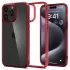 Прозорий чохол Spigen Ultra Hybrid Deep Red для iPhone 15 Pro (ACS07055)