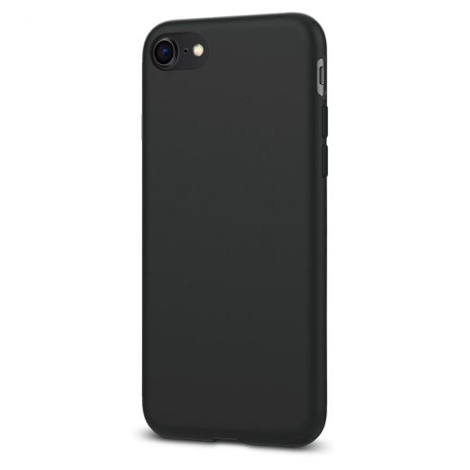 Чехол Spigen Liquid Crystal Matte Black (054CS22204) для iPhone SE (2020)