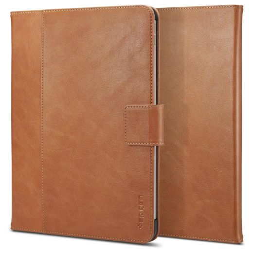 Чехол Spigen Stand Folio (Version 2) Brown для iPad Pro 11" (2018)