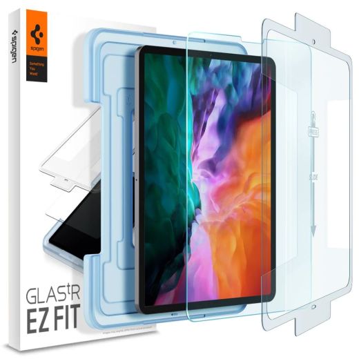 Защитное стекло Spigen Screen Protector EZ FIT GLAS.tR для iPad Pro 12.9" (2021 | 2020 | 2018) (AGL02809)
