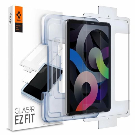 Защитное стекло Spigen Screen Protector EZ FIT GLAS.tR SLIM для iPad Air 10.9" 4 | 5 (2020 | 2022) | iPad Pro 11" (2020 | 2021 | 2022) (AGL02065)