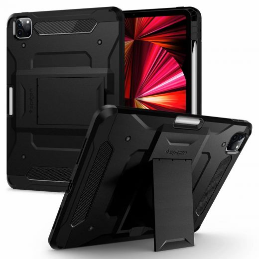 Чохол Spigen Tough Armor Pro Black (ACS01021) для iPad Pro 11" (2020 | 2021 | 2022 | M1 | M2) 