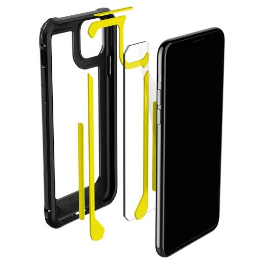 Чохол Spigen Gauntlet Carbon Black для iPhone 11 Pro