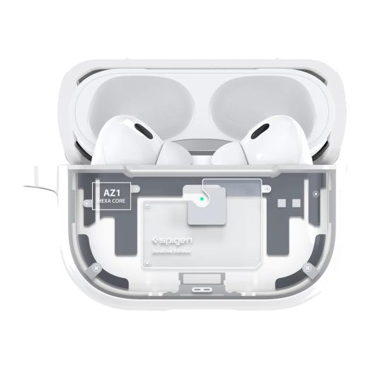Чехол Spigen Ultra Hybrid  (MagFit) Zero One White для Apple AirPods Pro 2 (ACS07423)