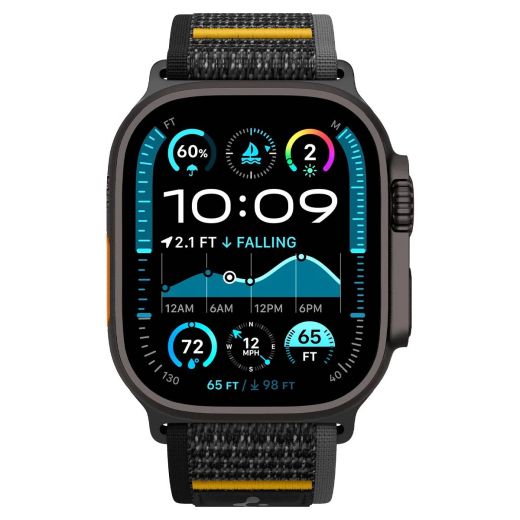 Ремінець Spigen Athlex Air Active Black для Apple Watch 49мм | 46мм | 45мм | 44мм (AMP09033)