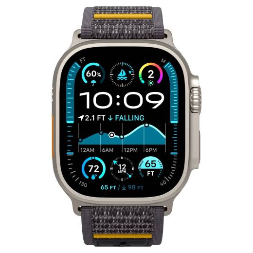Ремешок Spigen Athlex Air Active Gray для Apple Watch 49мм | 46мм | 45мм | 44мм (AMP09034)