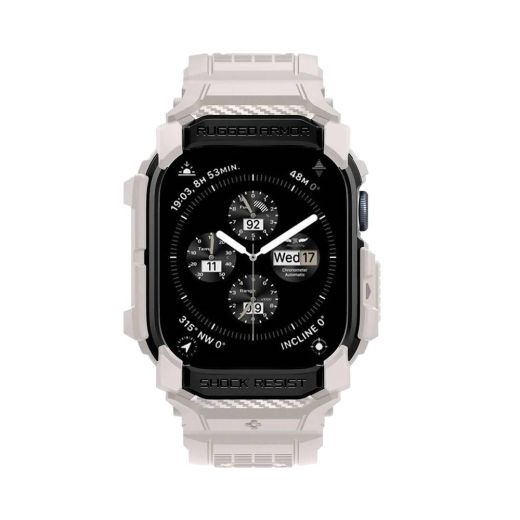 Протиударний чохол Spigen Rugged Armor Pro Dune Beige для Apple Watch Series 10 (2024) 42мм (ACS08593)