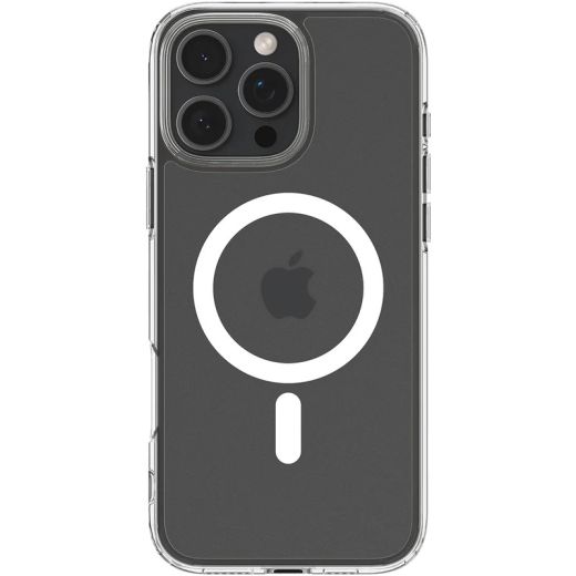 Прозорий чохол Spigen Ultra Hybrid MagSafe Frost Clear для iPhone 16 Pro (ACS08133)