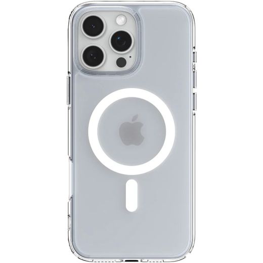 Прозорий чохол Spigen Ultra Hybrid MagSafe Frost Clear для iPhone 16 Pro (ACS08133)