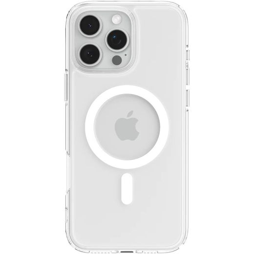 Прозорий чохол Spigen Ultra Hybrid MagSafe White для iPhone 16 Pro Max (ACS07998)