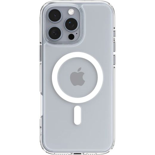 Прозорий чохол Spigen Ultra Hybrid MagSafe Frost Clear для iPhone 16 Pro Max (ACS08002)