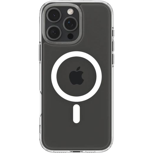 Прозорий чохол Spigen Ultra Hybrid MagSafe White для iPhone 16 Pro (ACS08129)