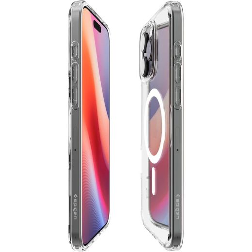 Прозорий чохол Spigen Ultra Hybrid MagSafe White для iPhone 16 Pro Max (ACS07998)