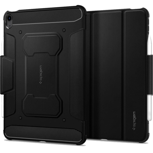 Противоударный чехол Spigen Rugged Armor Pro Black для iPad Air 11" M3 | M2 (2025 | 2024)(ACS02054)