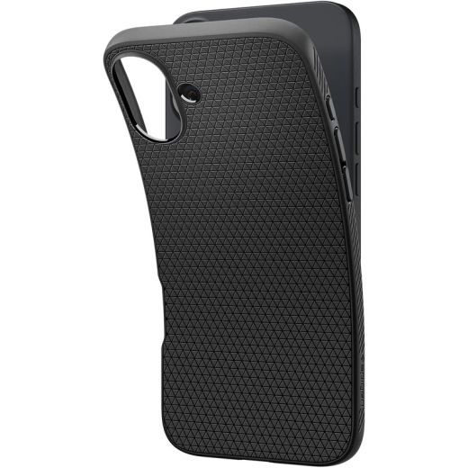 Чехол Spigen Liquid Air Matte Black для iPhone 16 Plus (ACS08066)