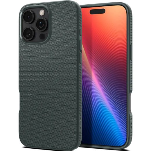 Чохол Spigen Liquid Air Abyss Green для iPhone 16 Pro (ACS08119)
