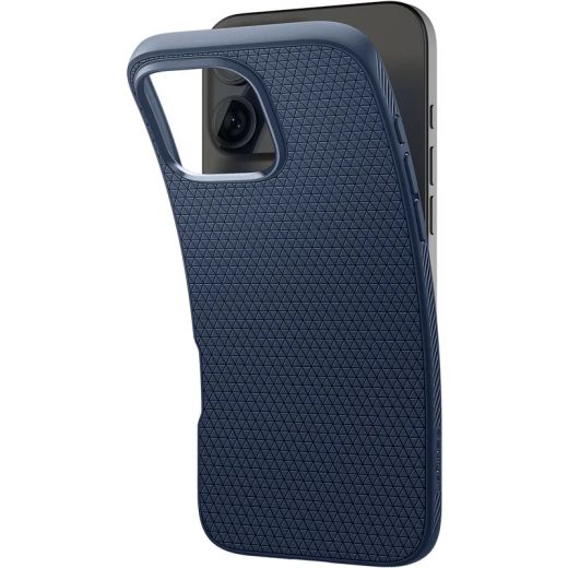 Чохол Spigen Liquid Air Navy Blue для iPhone 16 Pro Max (ACS07989)