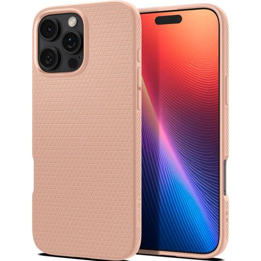 Чехол Spigen Liquid Air Rose Titanium для iPhone 16 Pro Max (ACS08687)