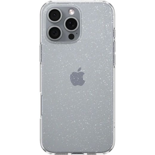 Прозрачный чехол Spigen Liquid Crystal Glitter Crystal Quartz для iPhone 16 Pro Max (ACS07985)