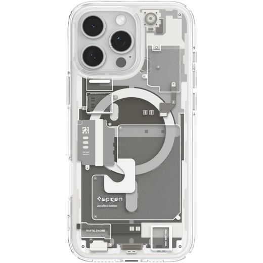 Чехол Spigen Ultra Hybrid MagSafe Zero One Natural Titanium для iPhone 16 Pro (ACS08137)