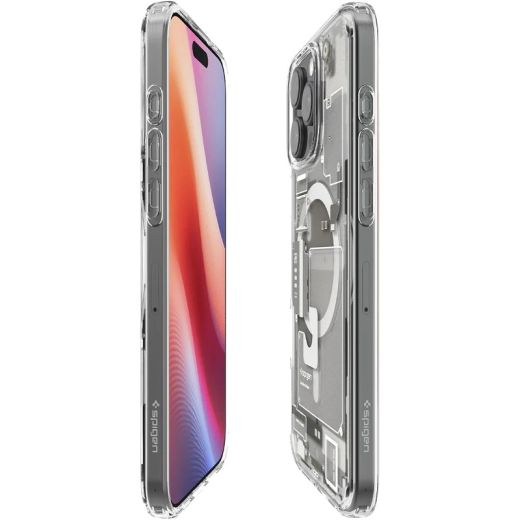 Чехол Spigen Ultra Hybrid MagSafe Zero One Natural Titanium для iPhone 16 Pro (ACS08137)