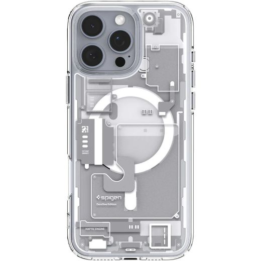 Чехол Spigen Ultra Hybrid MagSafe Zero One White для iPhone 16 Pro Max (ACS08005)