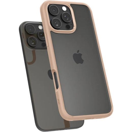 Прозорий чохол Spigen Ultra Hybrid Rose Titanium для iPhone 16 Pro Max (ACS08688)