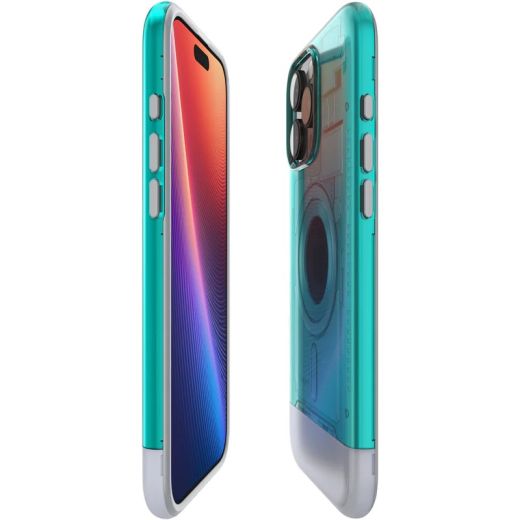 Чохол Spigen Classic C1 with MagSafe Bondi Blue для iPhone 16 Pro (ACS08153)