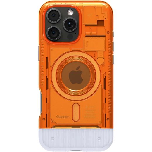 Чохол Spigen Classic C1 with MagSafe Tangerine для iPhone 16 Pro Max (ACS08559)
