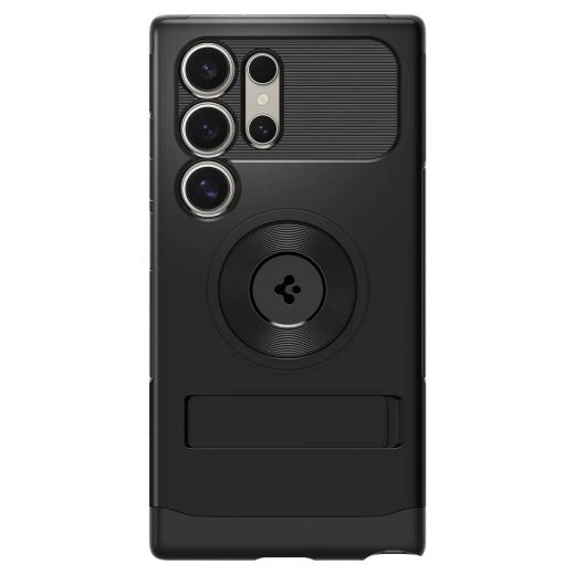 Чохол Spigen Slim Armor (MagFit) Black для Samsung Galaxy S24 Ultra (ACS07189)