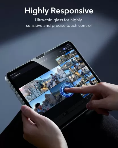 Захисне скло з аплікатором ESR UltraFit Armorite Screen Protector (2 шт.) для iPad Air 11” M3 | M2 (2025 | 2024) (1E12000201)