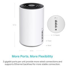 Маршрутизатор TP-Link Deco AXE5400 Tri-Band WiFi 6E Mesh System (Deco XE75) (2 Pack)