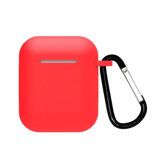 Силіконовий чохол CasePro Silicone Case Red для AirPods 1/2
