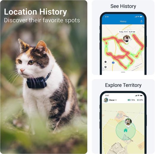GPS-трекер для котів Tractive Mini GPS Cat Tracker Dark Blue