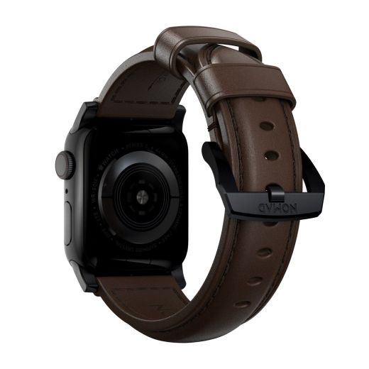 Шкіряний ремінець Nomad Traditional Band Rustic Brown Leather / Black Hardware для Apple Watch 40мм | 41мм