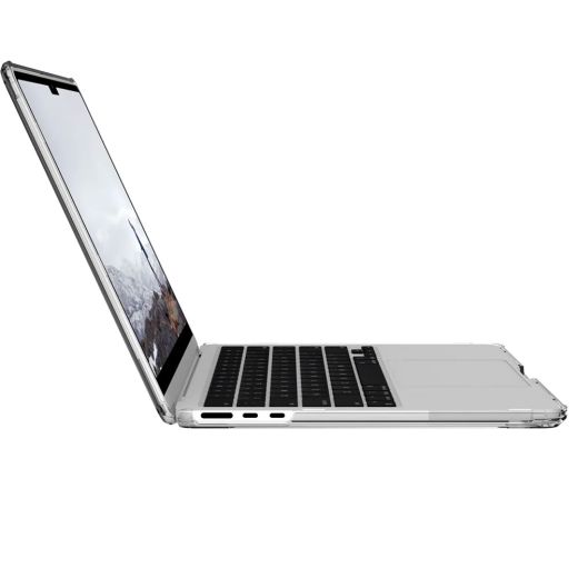 Захисний чохол UAG [U] Lucent 2.0 Ice/Black для MacBook Air 13.6' M2 | M3 (2023 | 2024) (134008114340)