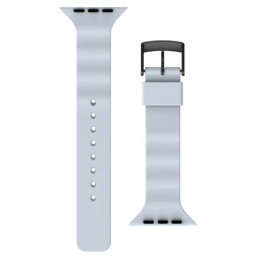 Ремешок UAG U Aurora Silicone Strap Soft Blue для Apple Watch 45|44|42mm (19249Q315151)